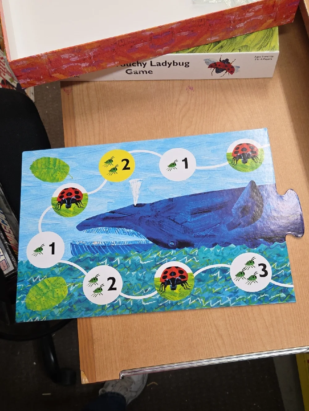 The Grouchy Ladybug Game Eric‎ Carle A Game of Size and Manners